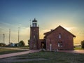 Vente Cape. The Lighthouse of Cape Vente, Nemunas Delta, Lithuania.